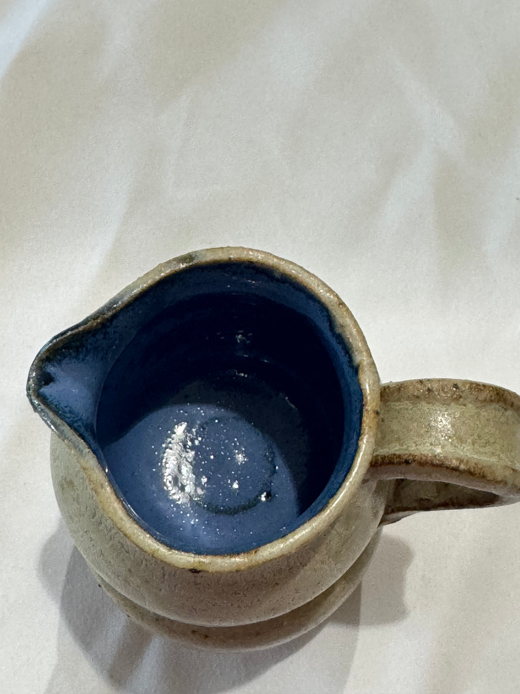 Mini ceramic bowl and pitcher