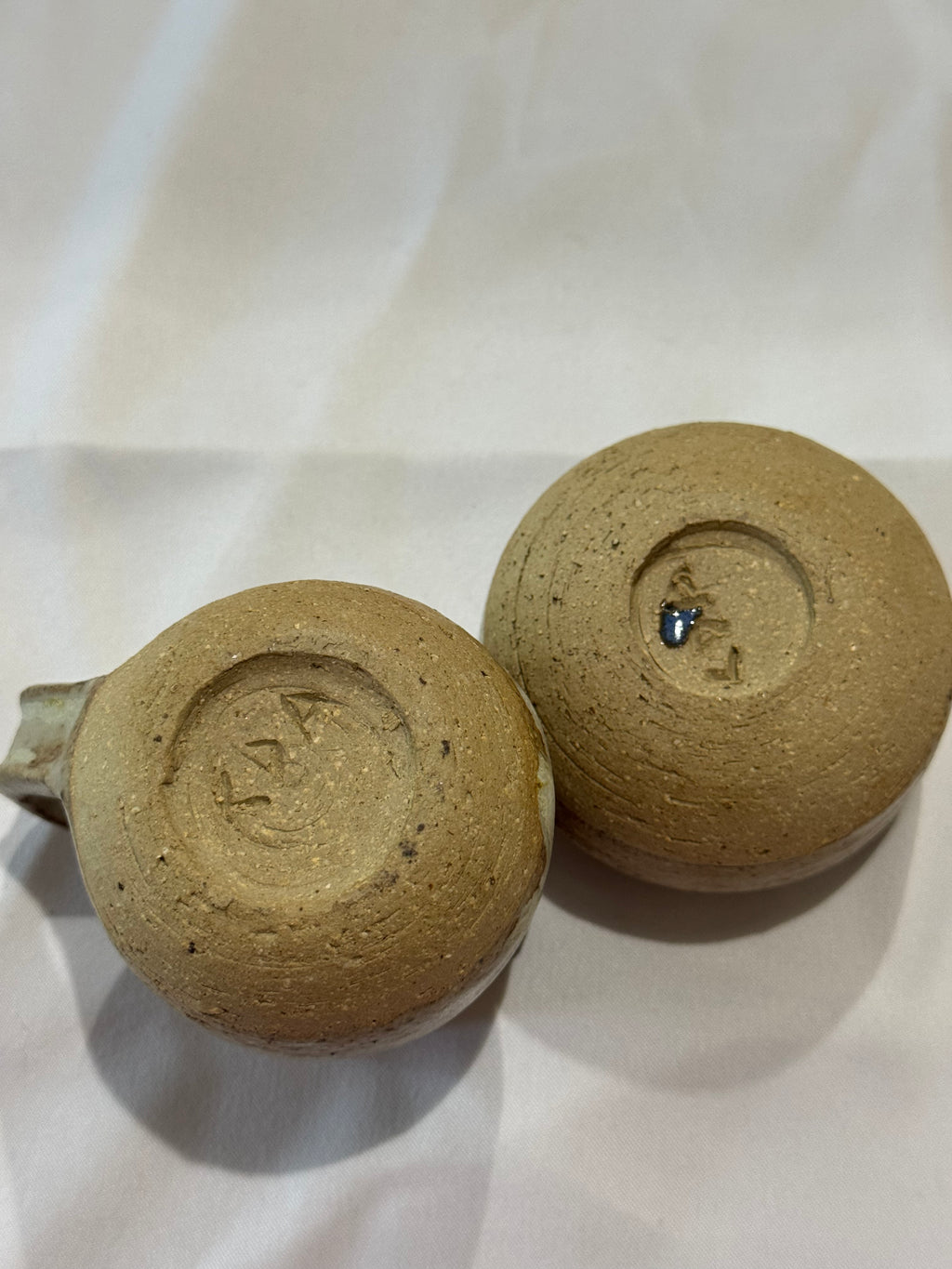 Mini ceramic bowl and pitcher