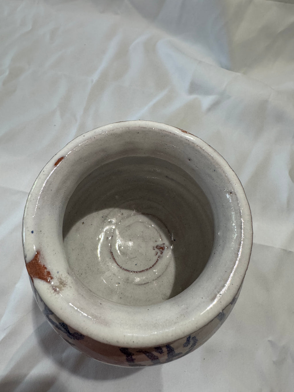 Two handmade ceramic vessels